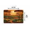 Landschap - Afrikaans - Zon Placemat vinyl groot -specs