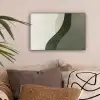 Japandi - Groen - Abstract - Modern canvas 2cm klein -sfeer1