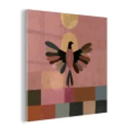 Illustratie - Vogel - Vlakken - Kleurrijk plexiglas 5mm klein -z3d