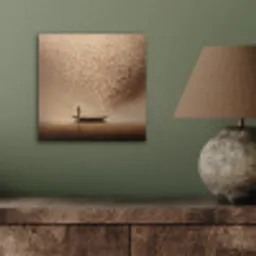 Bootje - Blaadjes - Goud - Water aluminium wit klein -sfeer2