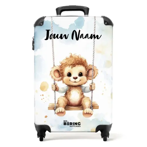 Axel aapje NBS - Handbagage koffer - Kinderen Unisex middel -productfoto_recht