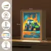 Abstract - Tractor - Groen Light Box met kabel klein -USP_NL