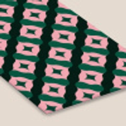 Groen - Roze - Retro - Sterren fotolijst zwart zonder passe partout klein 224 -zsfeer6