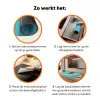 Ara - Koksmuts - Sokkel - Grappig Inductie beschermer vinyl 3mm klein -zzzzzzz-td-werking