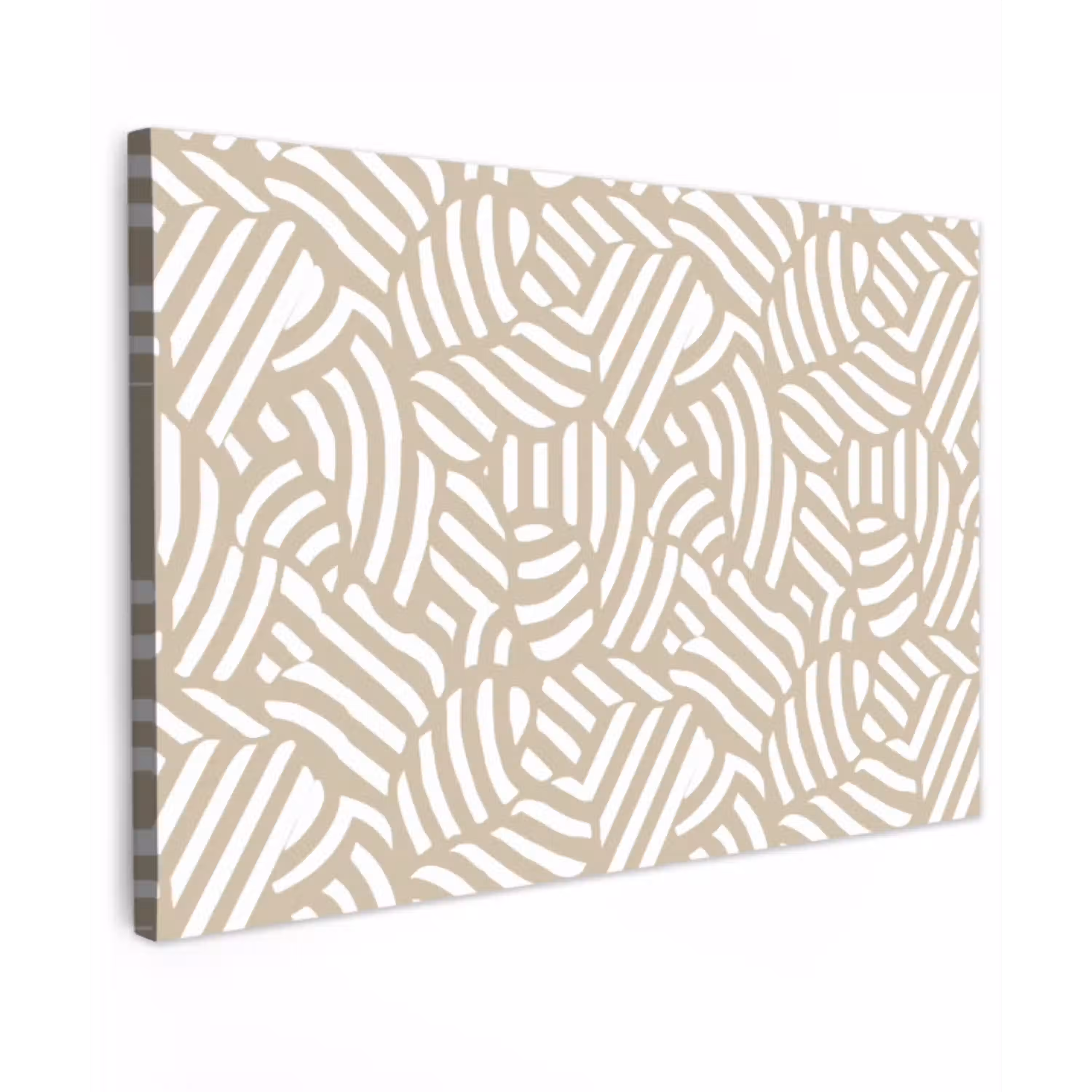 Abstract - Modern - Beige canvas 2cm klein 34 -z3d