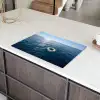 Oceaan - Zwemband - Horizon Inductie beschermer vinyl 3mm klein -sfeer8