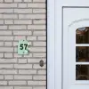Witte tulpen - Traditioneel Naambord Huisje klein -sfeer1