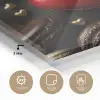 Macarons - Rood - Hart plexiglas 5mm klein -sfeer2