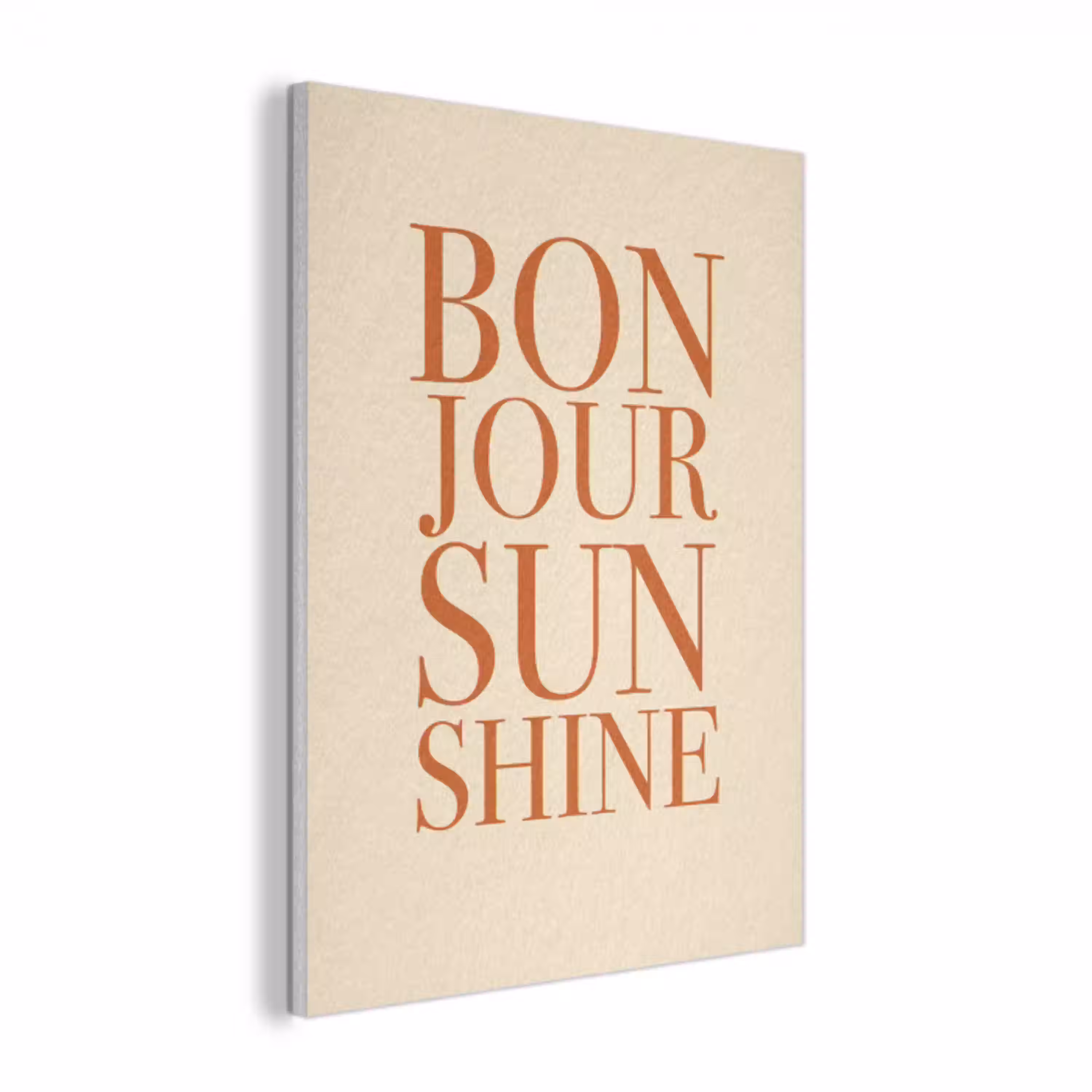Oranje - Quote - Sun PET vilt klein -3d