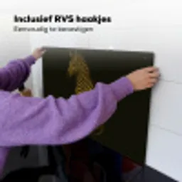 Zebra - Strepen - Goud Inductie beschemer met haakjes klein -ky-ophangen-nl
