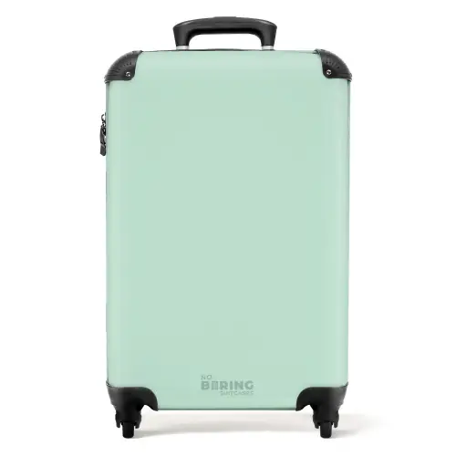 Pastel - Pastelgroen NBS - Handbagage koffer - Kinderen Unisex middel -productfoto_recht