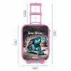 Skater schildpad Kinderkoffer - Roze klein -productfoto_formaten