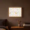 Patroon - Kip - Paaseieren Light Box met batterij (Wandlamp) middel -sfeer4