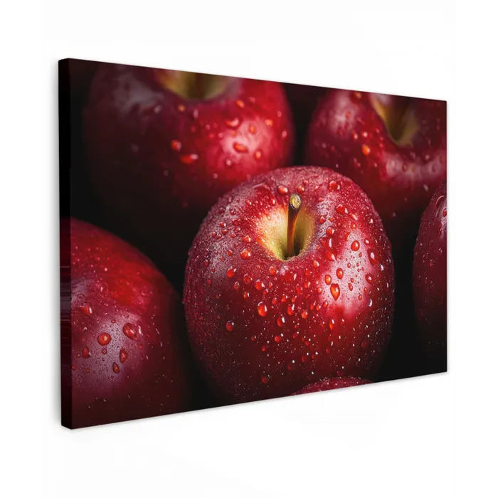 Rood - Appels - Fruit canvas 2cm klein -z3d