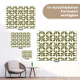 Botanisch - Retro - Groen tuinposter los doek klein 239 -Xsfeer9_DE