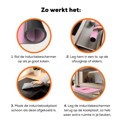 Peper - Rood - Illustratie Inductie beschermer vinyl 3mm klein -zzzzzzz-td-werking