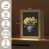 Quotes - Bloem - Tulp - Geel Light Box met kabel (Tafellamp) klein -USP_NL