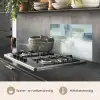 Verf - Moderne kunst - Abstract - Grijs keuken achterwand spatscherm klein -usp_NL
