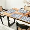 Aap - Jungle - Blauw Placemat vinyl groot 368 -zzsfeer4_Kitchenyeah-website