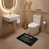 Quotes - Gäste-wc - Definitie - Zwart - Spreuk WCmat klein -sfeer3