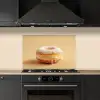 Donut - Romig - Poedersuiker - Beige keuken achterwand spatscherm klein -sfeer1