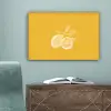 Citroenen - Illustratie - Minimalistisch - Geel canvas 2cm klein -sfeer4