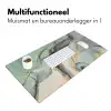 Goud - Marmer - Groen - luxe - Glitter - Marmerlook Muismat XXL klein -sfeer4