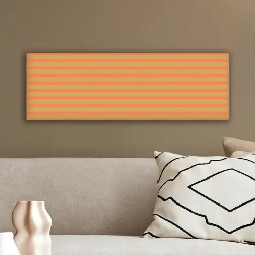 Zee - Rood - Geel - Strepen canvas 2cm klein 828 -sfeer3