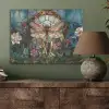 Libelle - Mozaïek - Bloemen - Kleurrijk PET vilt klein -sfeer2