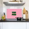 Yes fun - Groen - Roze - Stippen Inductie beschemer met haakjes klein -sfeer2