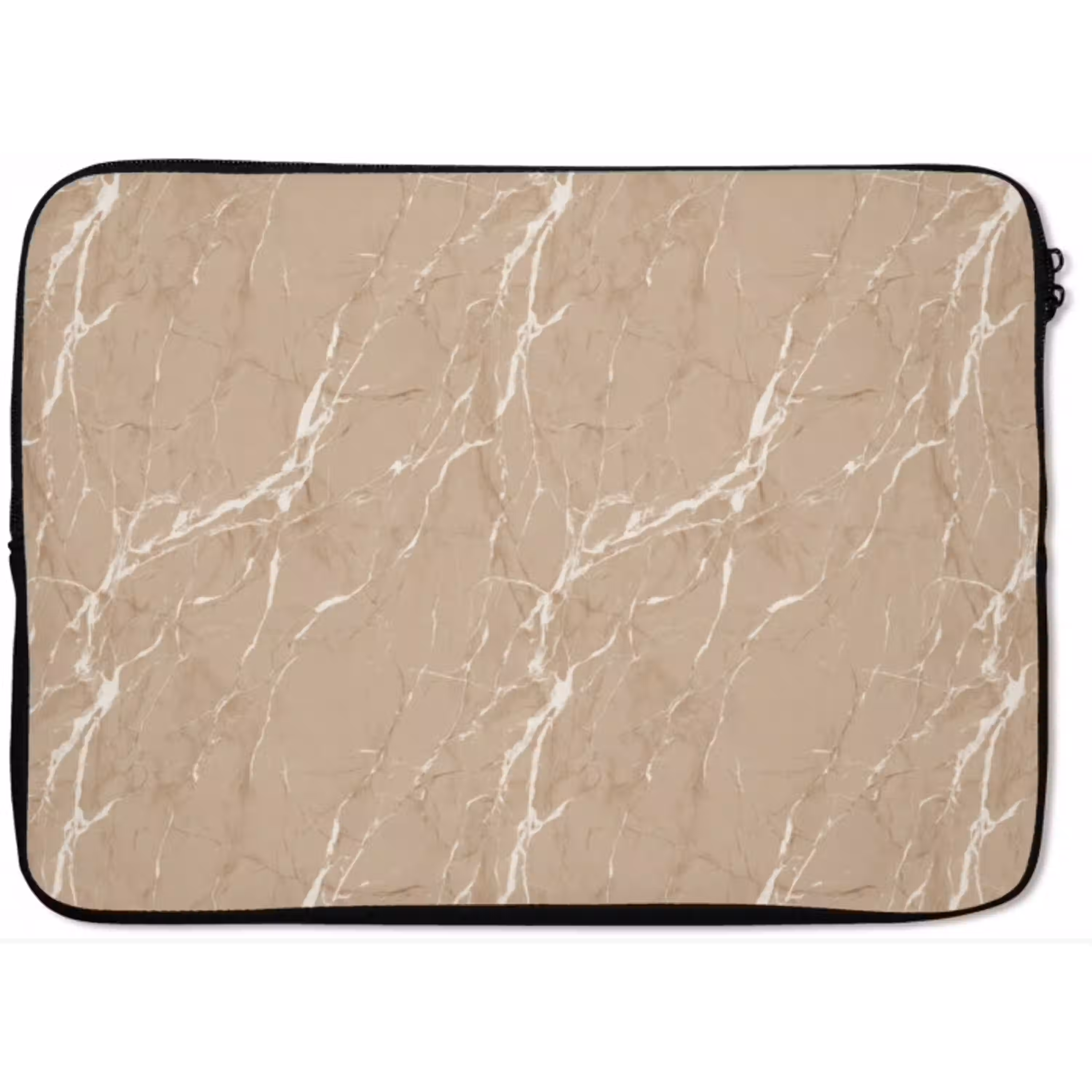Beige - Marmer - Organisch - Wit laptophoes neopreen klein 279 -zkaufland3dotto