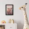 Schotse hooglanders - Licht - Lucht - Natuur fotolijst zwart zonder passe partout klein -usfeer4_kinderkamer