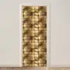 Geometrisch - Tegels - Goud deurposter klein 289 -3d_beige