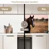 Paard - Zonsondergang - Bruin keuken achterwand 2 middel -voor-na2_NL