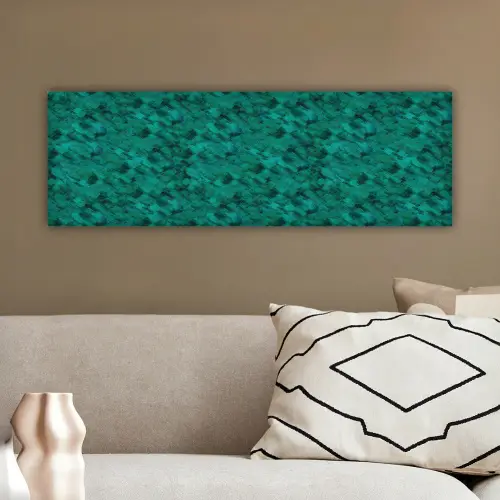 Vloeiend - Olie - Verf - Groen canvas 2cm klein 828 -sfeer3