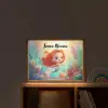 Zeemeermin - Vissen - Koraal Light Box met batterij (Wandlamp kind) middel -sfeer1_kind