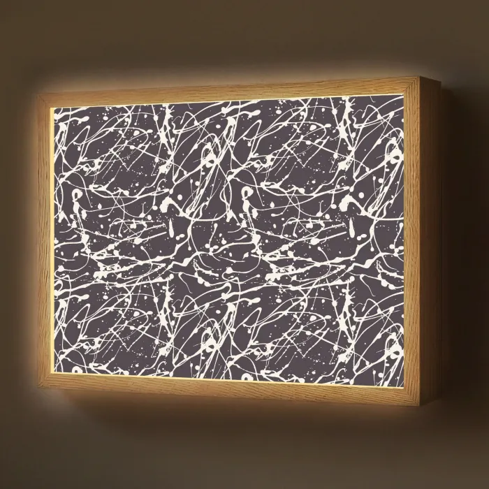 Spat - Waterverf - Wit Light Box met batterij (Wandlamp) middel 907 -z3d_website