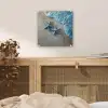Zeesterren - Zand - Zee - Blauw plexiglas 5mm klein -sfeer4