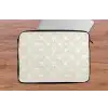 Abstract - Motief - Beige laptophoes neopreen klein 279 -tafel