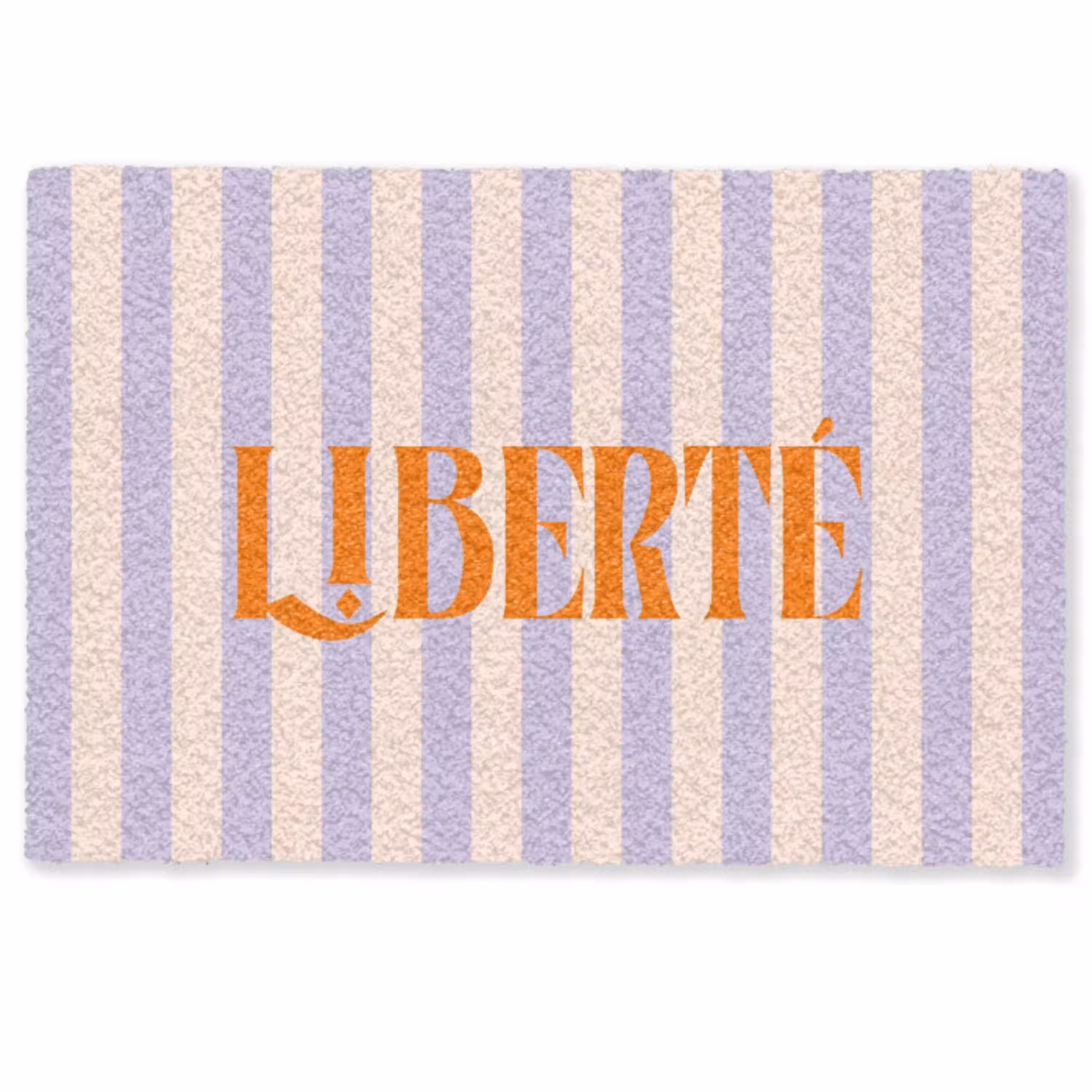Lila - Oranje - Strepen - Liberté Deurmat klein -zkaufland3d