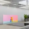 Pastel - Snoep keuken achterwand spatscherm klein -3d_schuin