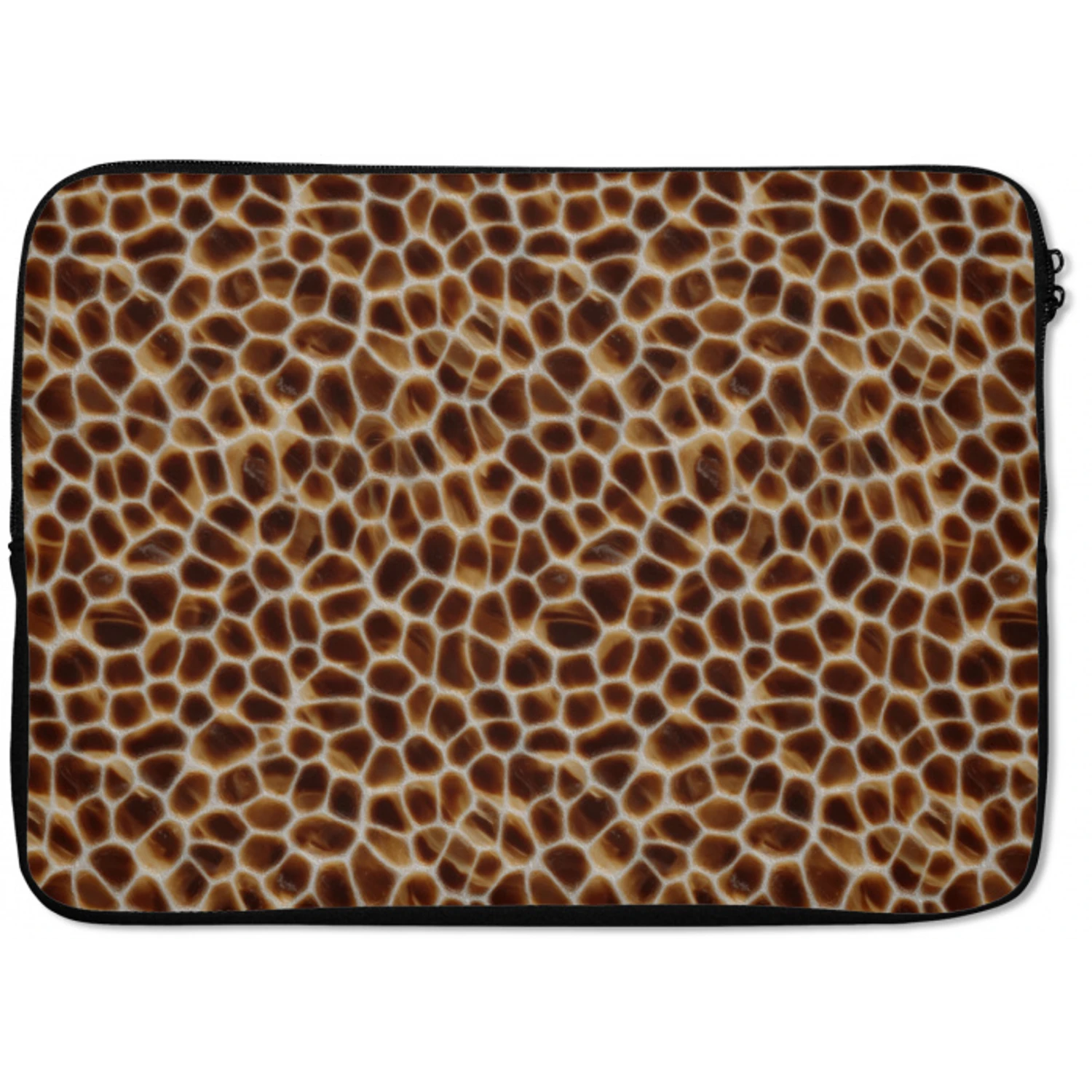 Schildpad - Patroon - Bruin laptophoes neopreen klein 279 -zkaufland3dotto