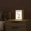 Giraf - Baby - Dieren - Roze ballon Light Box met kabel (Kinderlampje) klein -sfeer1_kind
