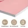 Star girl - Roze - Panter - Ster PET vilt klein -closeup_DE