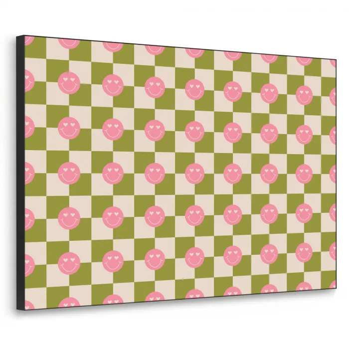 Patroon - Smileys - Blokken Textielframe - compleet frame klein 947 -3d