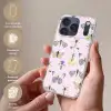 Insecten - Vlinders - Patroon - Roze - Kleurrijk Telefoonhoesje iPhone 17 Pro Max klein -sfeer3_NL
