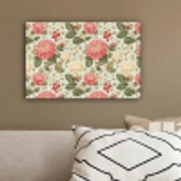 Klassiek - Botanisch - Veelkleurig canvas 2cm klein 34 -sfeer3