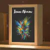 Papegaai - Vogel - Dier - Kleurrijk - Verf Light Box met kabel (Kinderlampje) klein -zzz_3d_website
