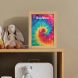 Kleurrijk - Regenboog - Spiraal Light Box met kabel (Kinderlampje) klein -sfeer2_kind