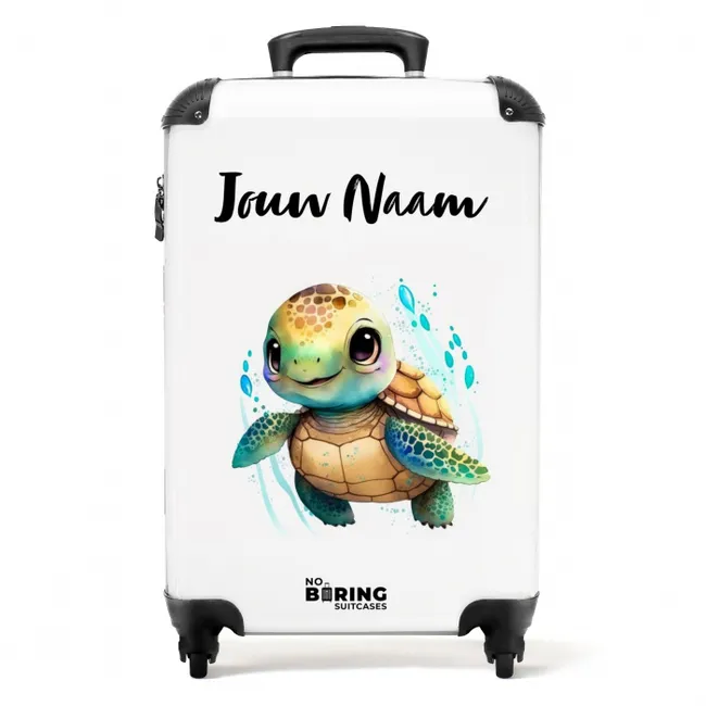 Koffer met naam - Ziggy Zeeschildpad